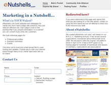 Tablet Screenshot of enutshells.com